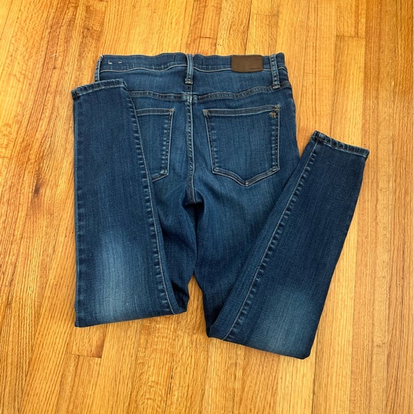 MADEWELL Mid-Rise Skinny Crop Jeans: Button-Front Size 28 (n3) - Picture 3 of 13